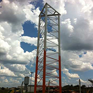 Torre metálica modular em Curitiba
